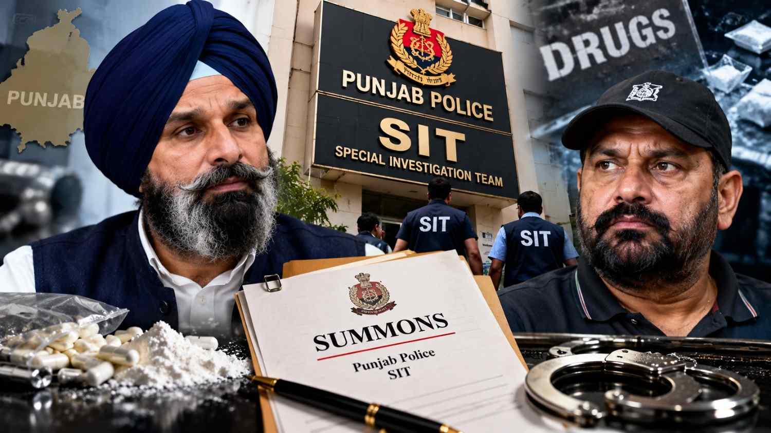 ਪੰਜਾਬ SIT ਵੱਲੋਂ ਬਿਕਰਮ ਮਜੀਠੀਆ ਅਤੇ ਜਗਦੀਸ਼ ਭੋਲਾ ਨੂੰ ਸੰਮਨ