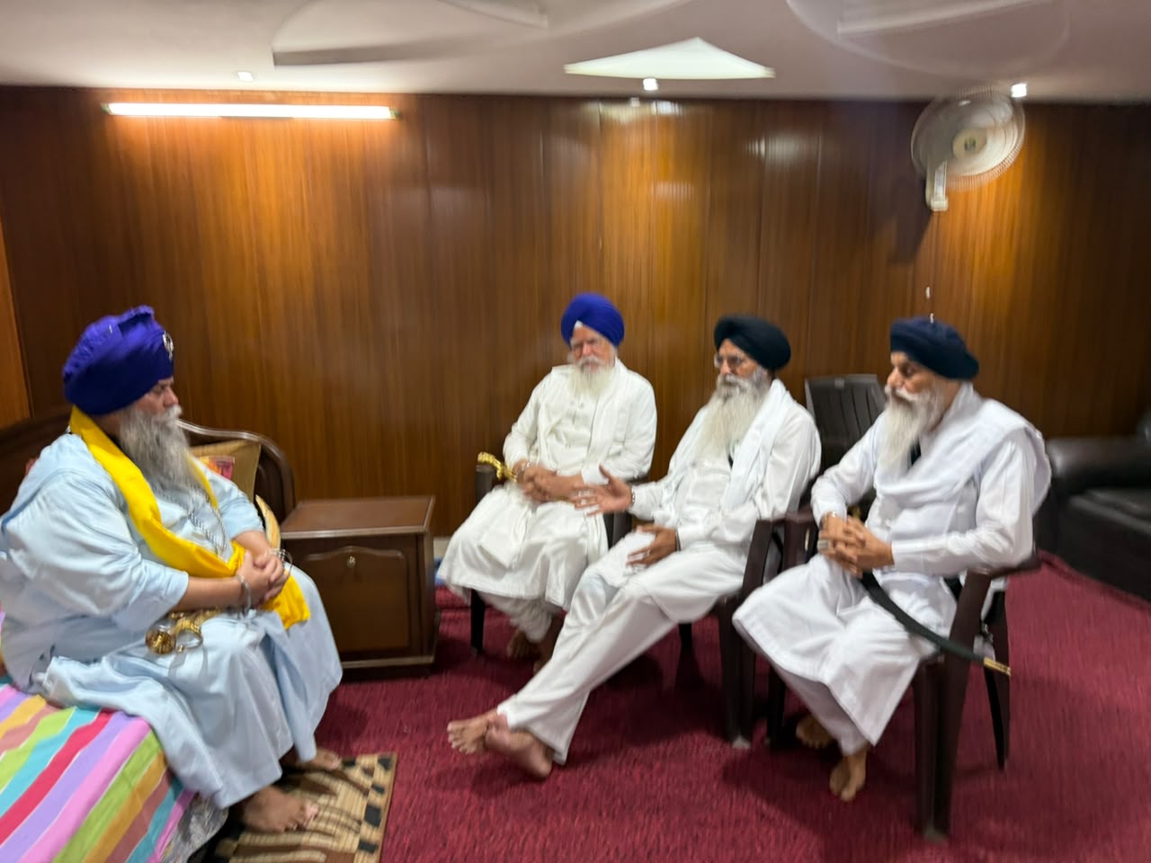 5 ਜੁਲਾਈ ਦੇ ਪੰਥਕ ਇਕੱਠ ਨੂੰ ਲੈ ਕੇ ਐਡਵੋਕੇਟ ਧਾਮੀ ਤੇ ਬਾਬਾ ਟੇਕ ਸਿੰਘ ਨੇ ਵੱਖ ਵੱਖ ਸਿੱਖ ਜਥੇਬੰਦੀਆਂ ਦੇ ਆਗੂਆਂ ਨਾਲ ਕੀਤੀ ਮੁਲਾਕਾਤ  ਪੰਥਕ ਇਕਜੁੱਟਤਾ ਲਈ 5 ਜੁਲਾਈ ਨੂੰ ਅੰਮ੍ਰਿਤਸਰ ਪੁੱਜਣ ਦੀ ਕੀਤੀ ਅਪੀਲ