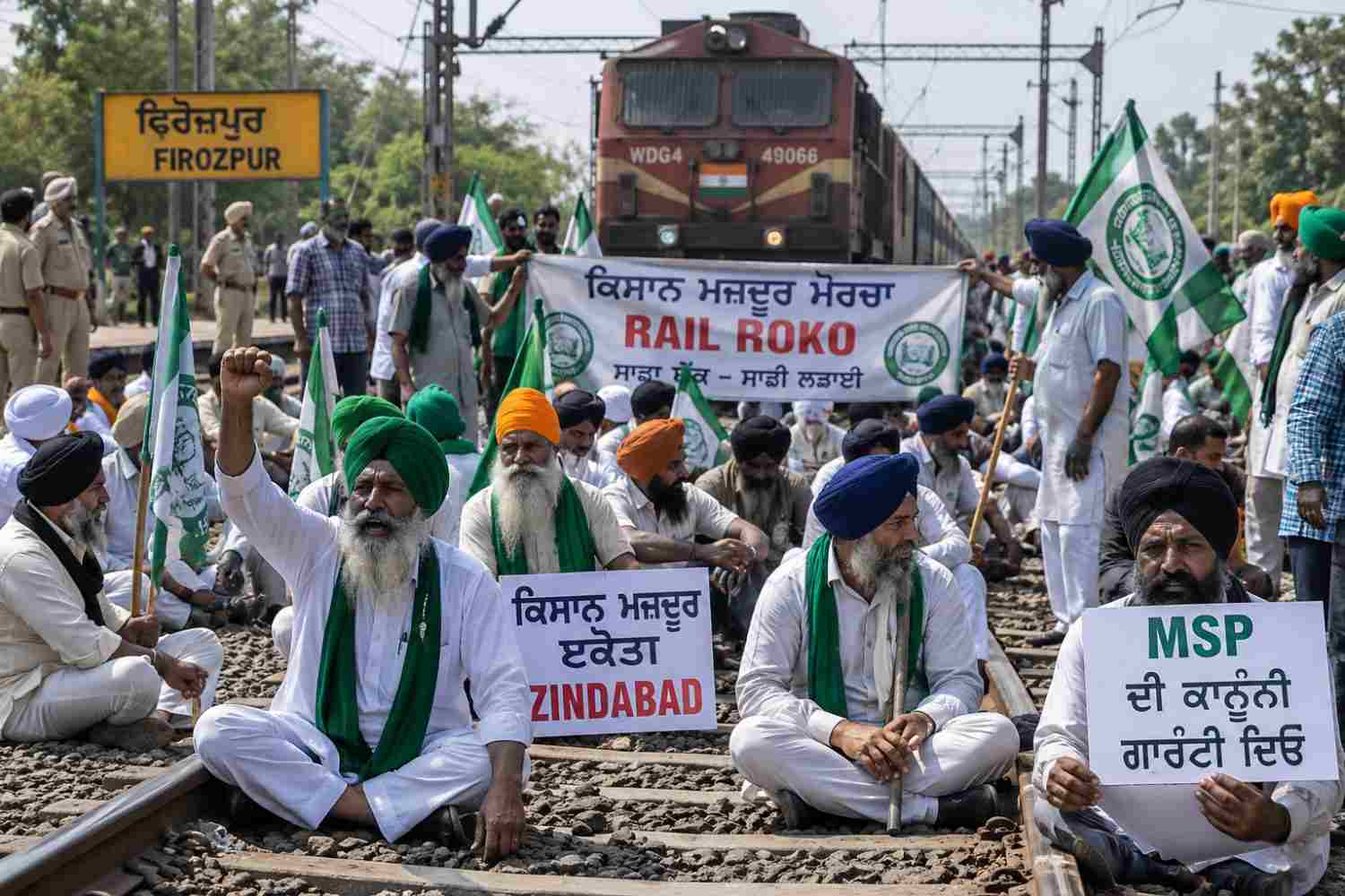 ਪੰਜਾਬ ਵਿੱਚ ਕਿਸਾਨਾਂ ਦਾ Rail Roko ਅੰਦੋਲਨ