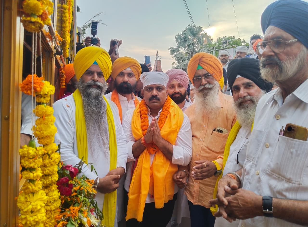 ਅਸਾਮ ਤੋਂ ਆਰੰਭ ਹੋਏ ਸ਼ਹੀਦੀ ਨਗਰ ਕੀਰਤਨ ਦਾ ਛੱਤੀਸਗੜ੍ਹ ਪੁੱਜਣ ’ਤੇ ਹੋਇਆ ਭਰਵਾਂ ਸਵਾਗਤ
