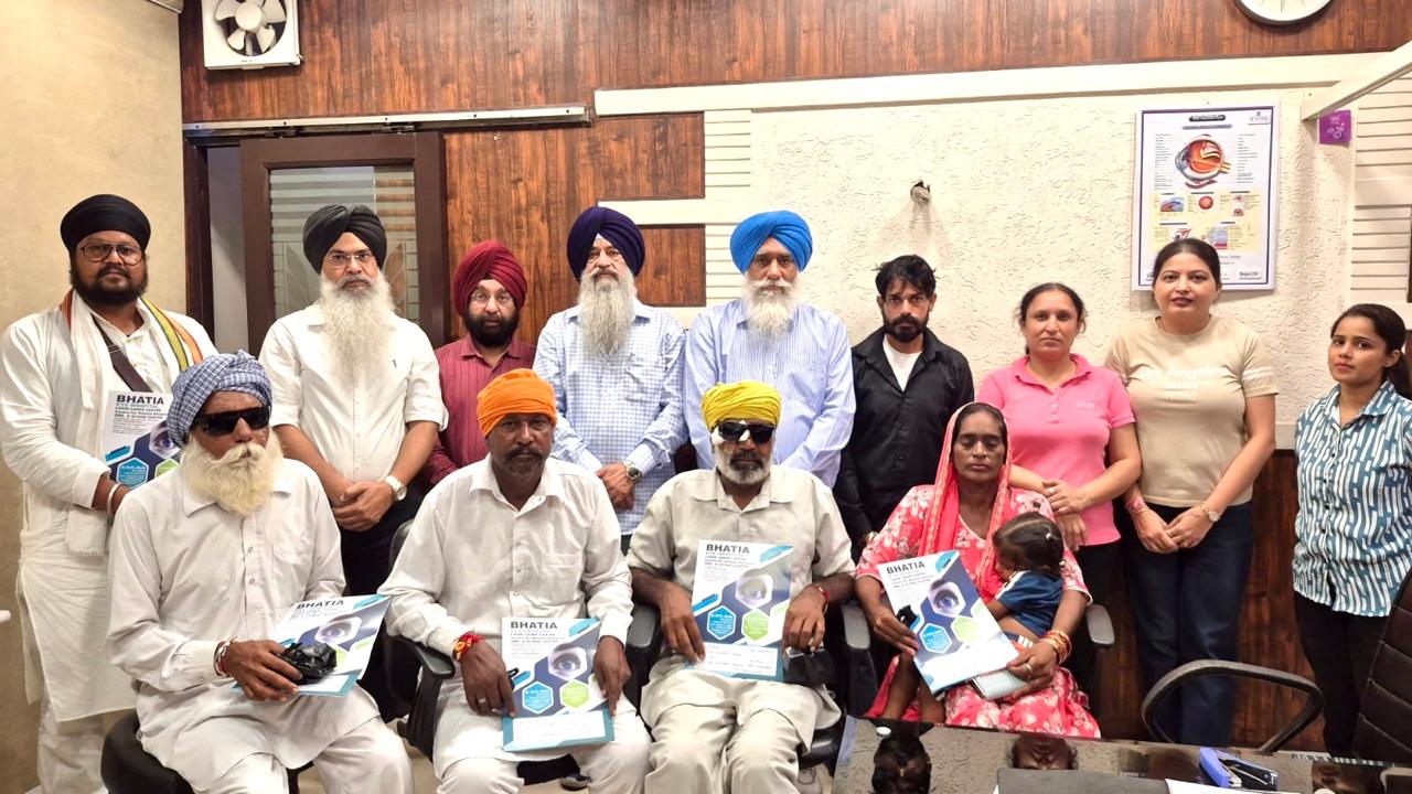 ਸਿੱਖ ਸੇਵਕ ਸੁਸਾਇਟੀ ਵੱਲੋਂ ਲੋੜਵੰਦ ਕਿਰਤੀਆਂ ਦੀਆਂ ਅੱਖਾਂ ਦੇ ਮੁਫ਼ਤ ਇਲਾਜ ਤੇ ਅਪਰੇਸ਼ਨ ਕਰਵਾਏ