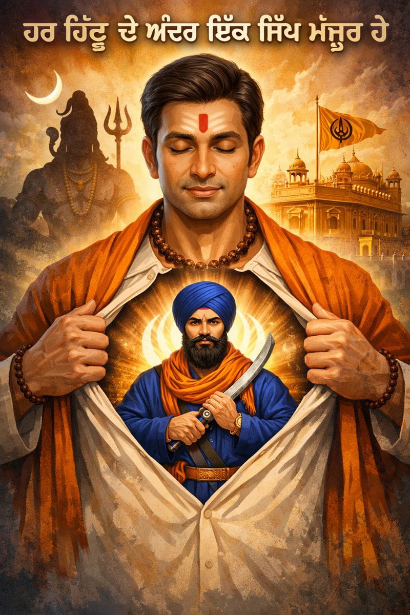 ਹਰ ਹਿੰਦੂ ਦੇ ਅੰਦਰ ਇੱਕ ਸਿੱਖ ਮੌਜੂਦ ਹੈ। kesari virasat