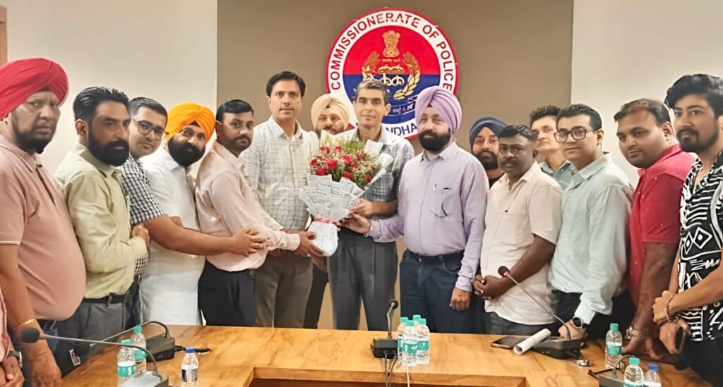 ਸੀਪੀ ਦਾ ਭਰੋਸਾ— ਪੱਤਰਕਾਰਾਂ ਦੇ ਸਨਮਾਨ, ਸੁਰੱਖਿਆ ਅਤੇ ਸਮੱਸਿਆਵਾਂ ਦੇ ਹੱਲ ਨੂੰ ਮਿਲੇਗੀ ਤਰਜੀਹ