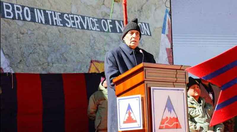 Rajnath Singh inaugurated 75 strategically important infrastructure projects