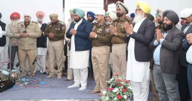 DGP PUNJAB GAURAV YADAV ASSURES EVERY POSSIBLE HELP FROM PUNJAB POLICE TO THE MARTYR’S FAMILY